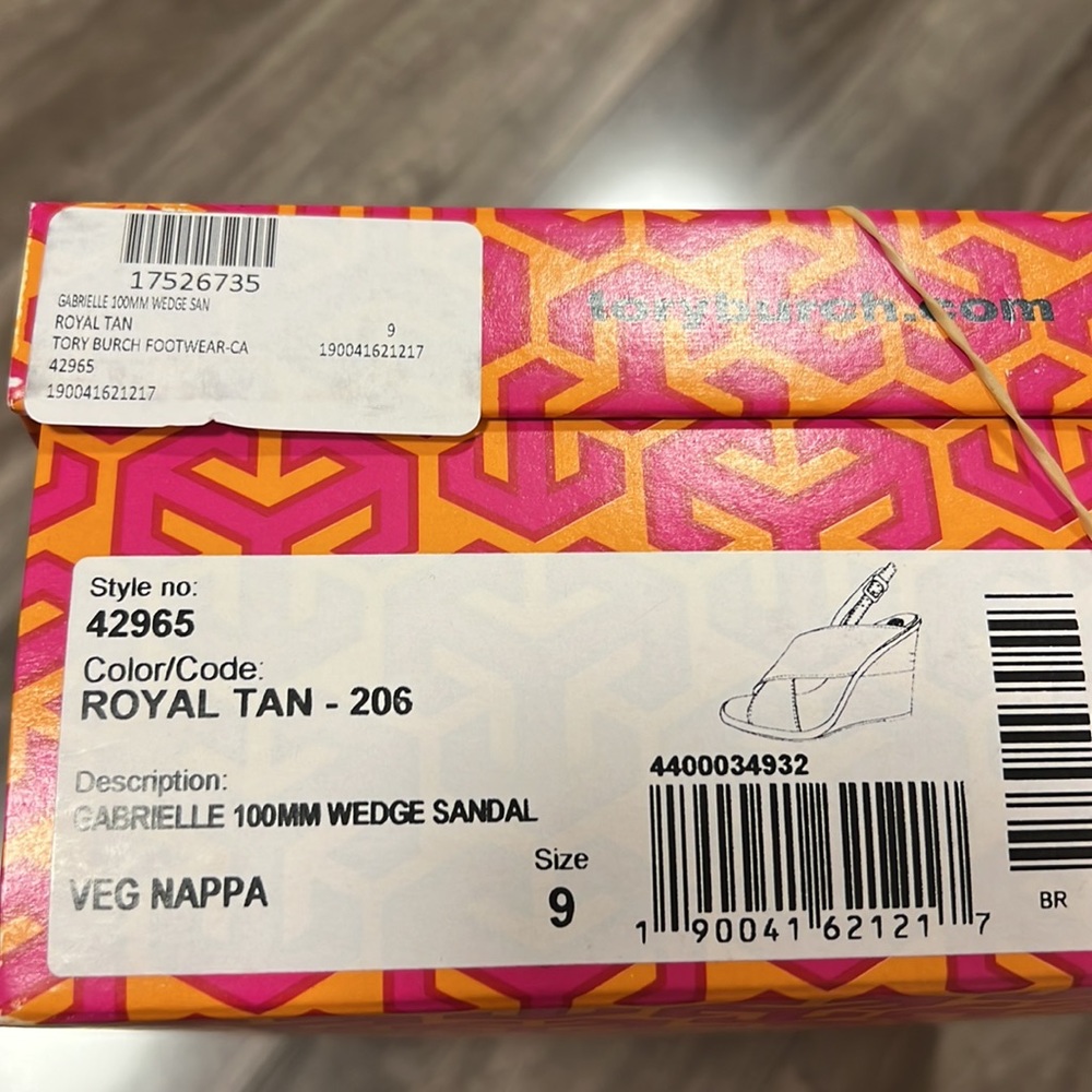🔥🔥TORY BURCH Gabrielle Wedge Sandal - Picture 14 of 17